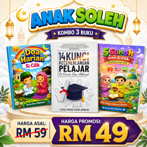 Kombo Anak Soleh – 3 Buku Doa, Sunnah & Kecemerlangan Pelajar