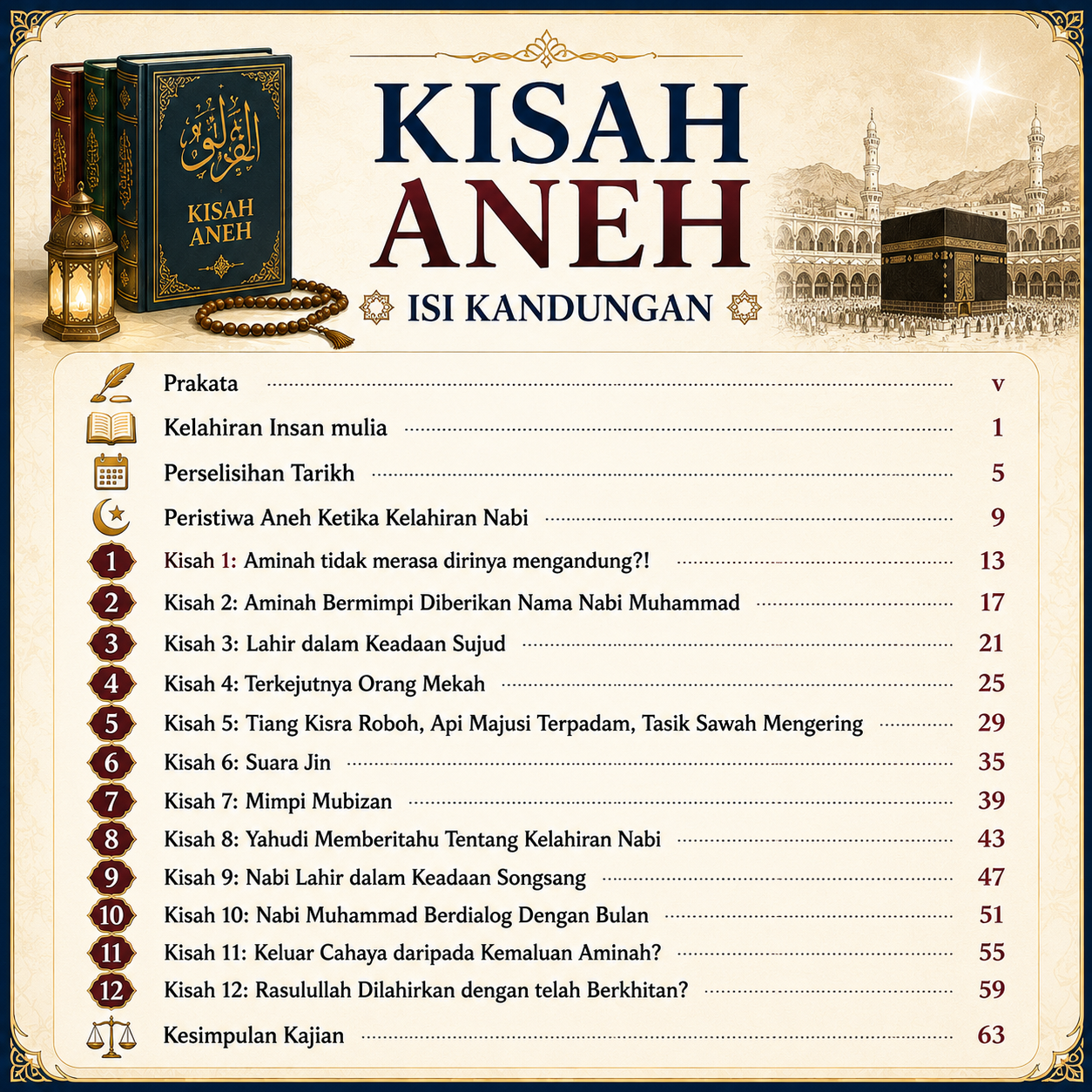 Kisah-Kisah Aneh Ketika Kelahiran Nabi Muhammad SAW | Syihabudin Ahmad | Santai Ilmu Publication - Image 3